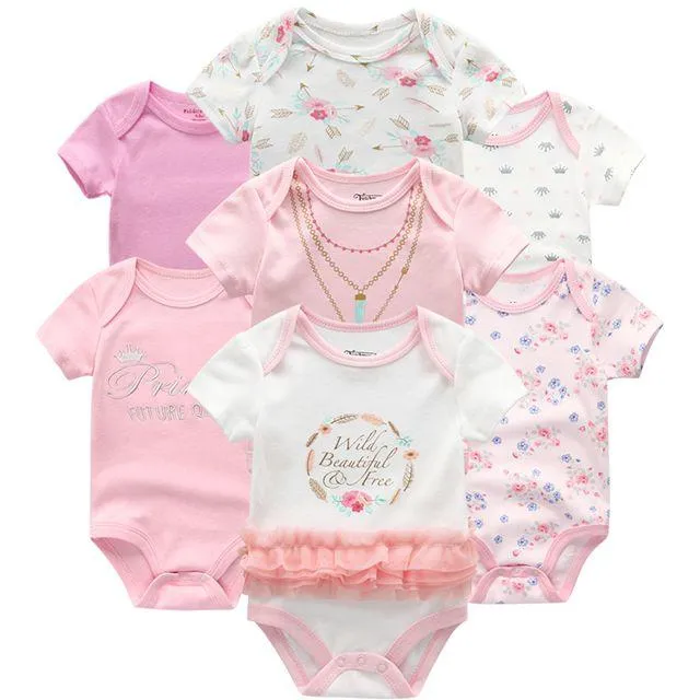 2020 Fashional Top Quality 7PCS/LOT Baby Romper