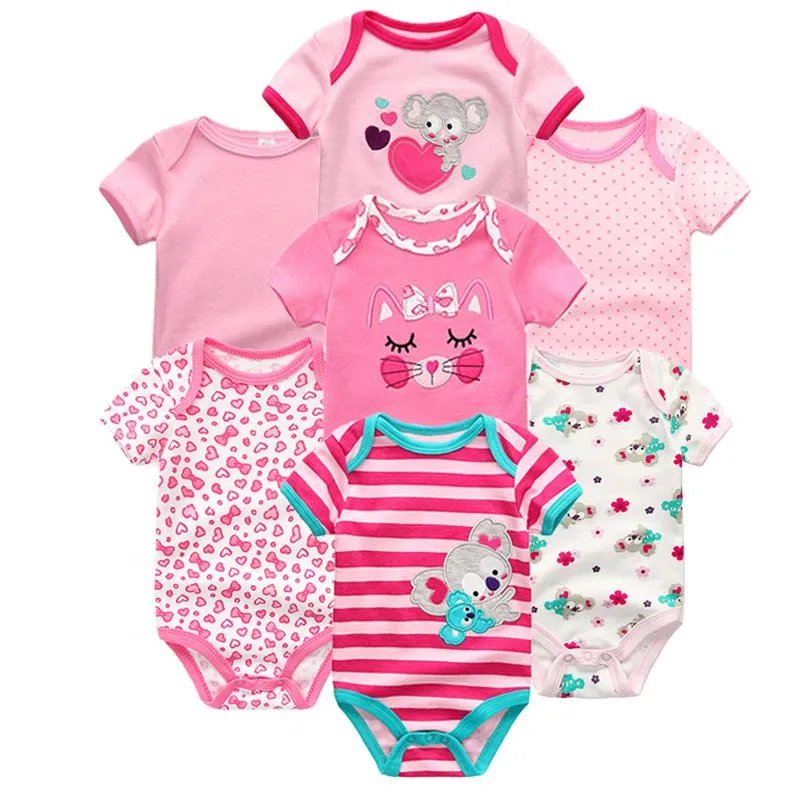 2020 Fashional Top Quality 7PCS/LOT Baby Romper