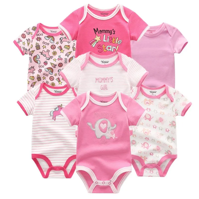 2020 Fashional Top Quality 7PCS/LOT Baby Romper