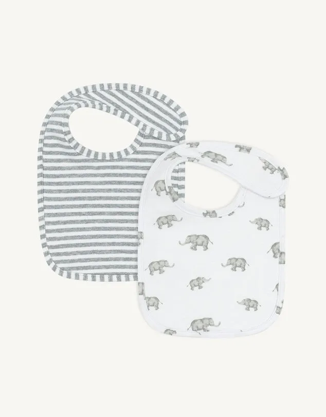 2pk Baby Bibs Set