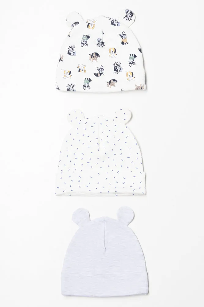3 Pack Hats Multi
