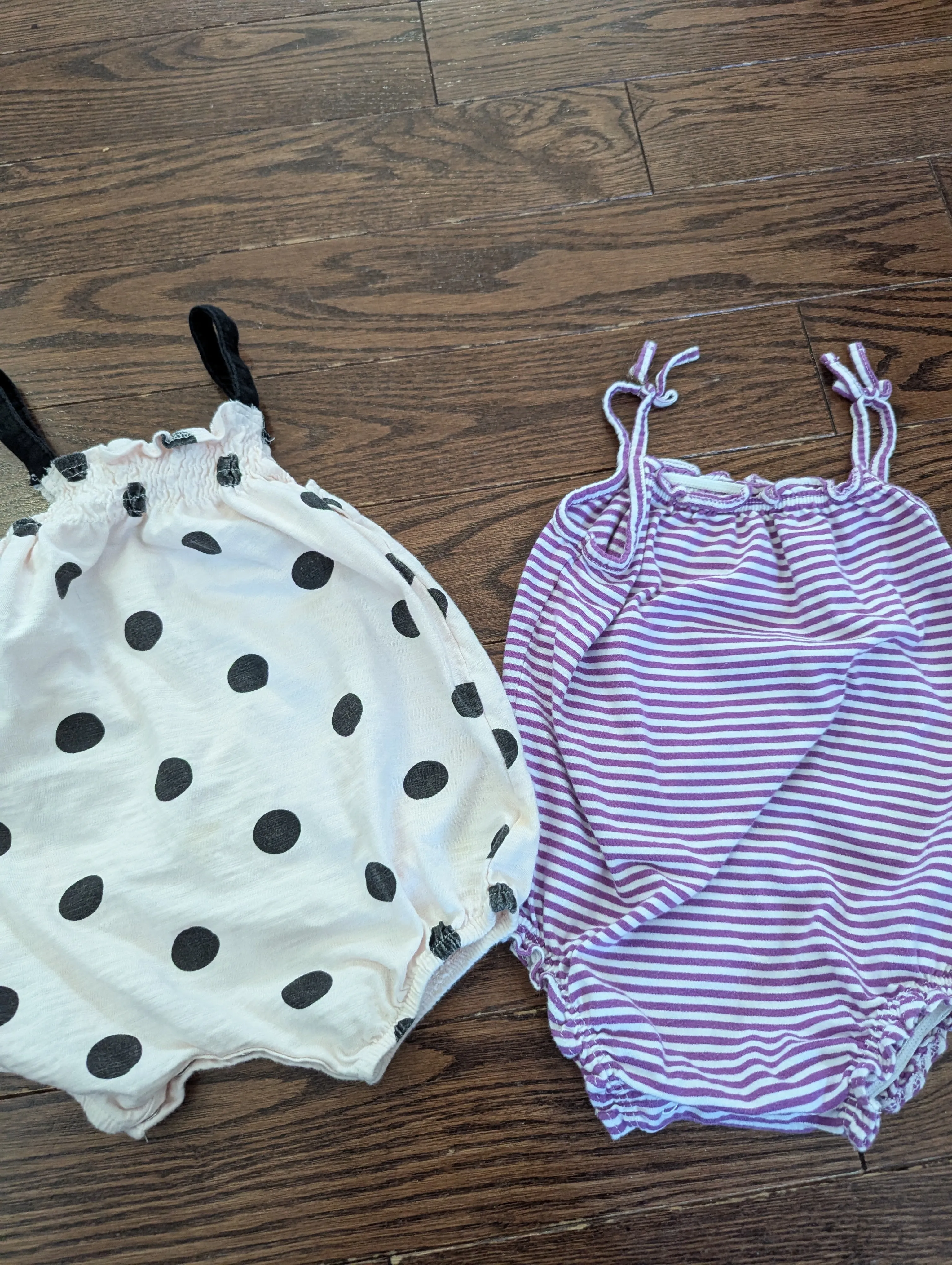 3 Rompers, great for summer. Sized 6-12 months, Kids 12 Month (9-12M)