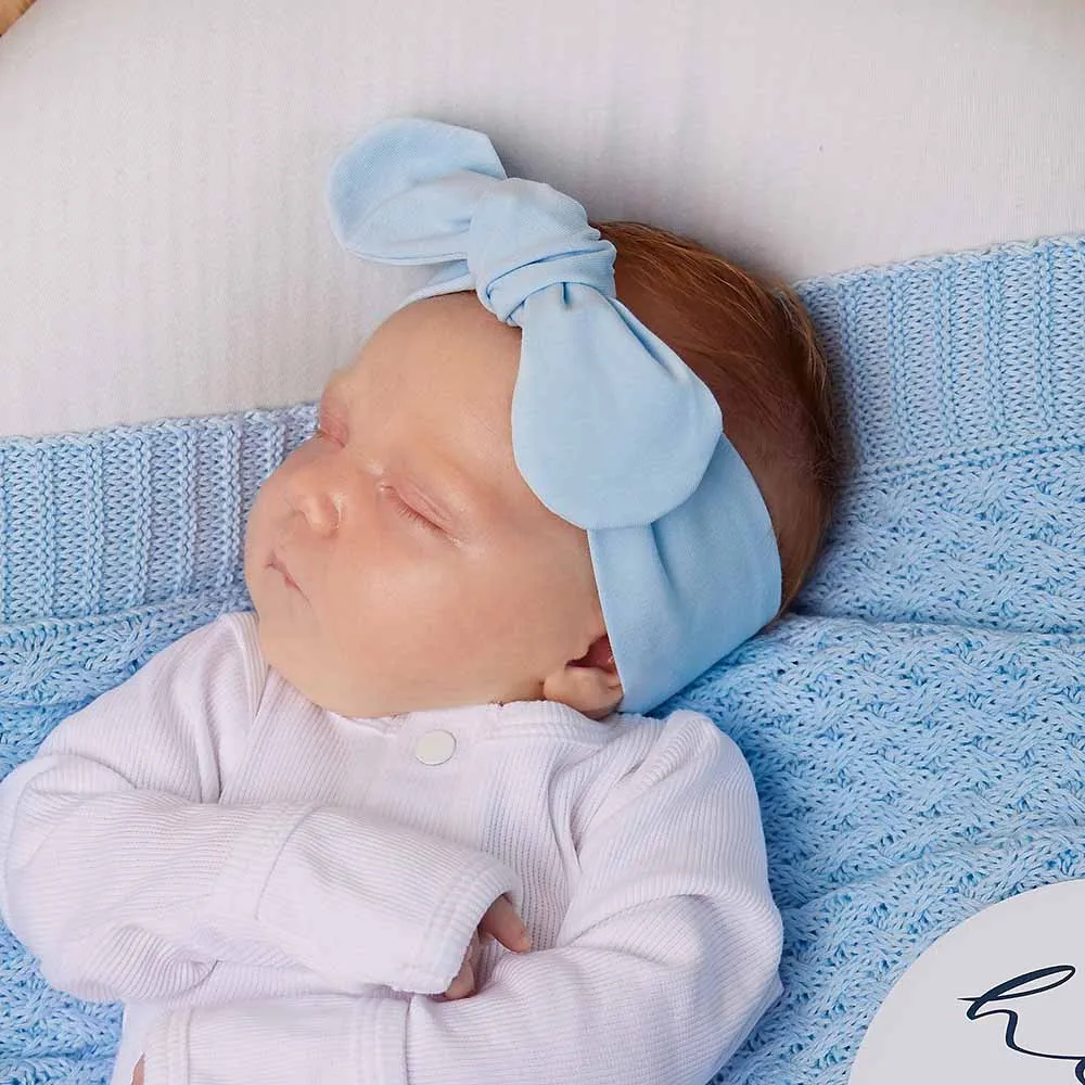 Baby Blue Organic Topknot