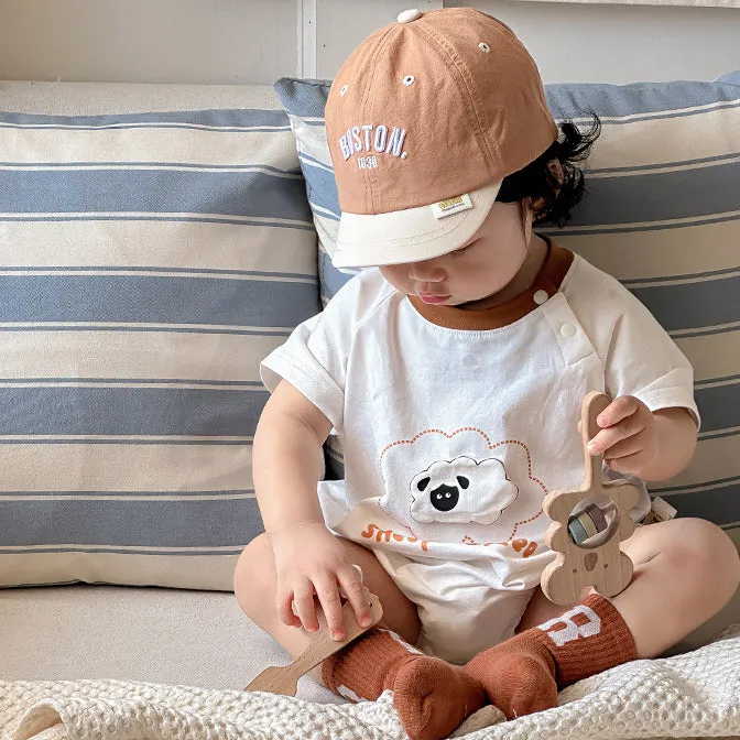 Baby Girls Boys Letters Cartoon Rompers Wholesale 240522266