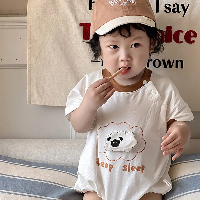 Baby Girls Boys Letters Cartoon Rompers Wholesale 240522266
