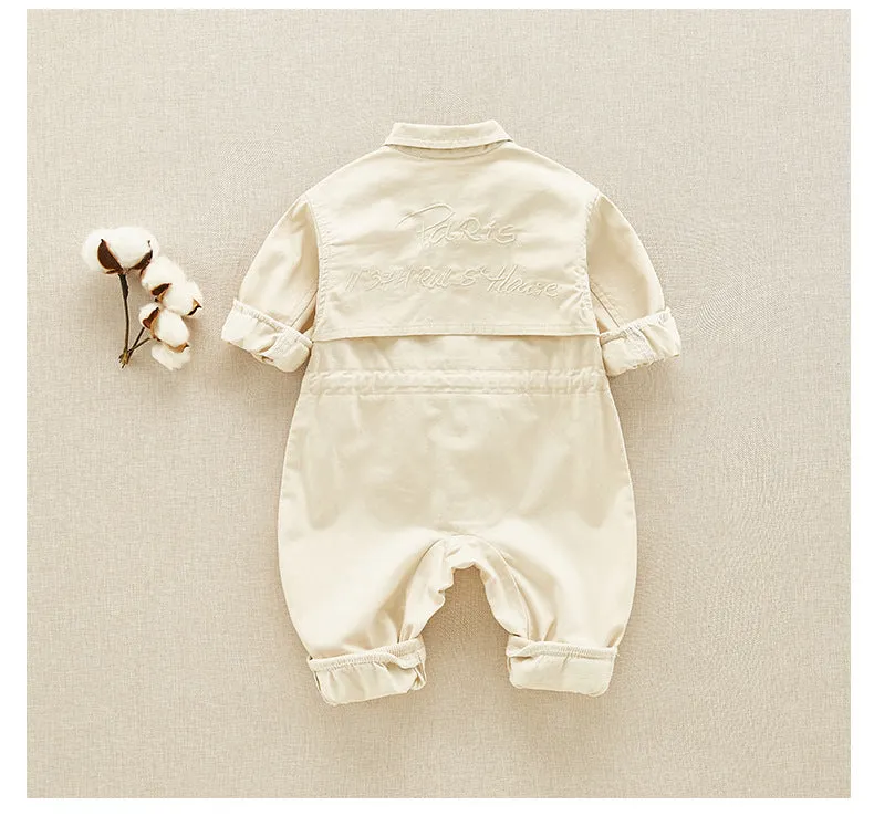Baby Girls Boys Solid Color Rompers Wholesale 220505162