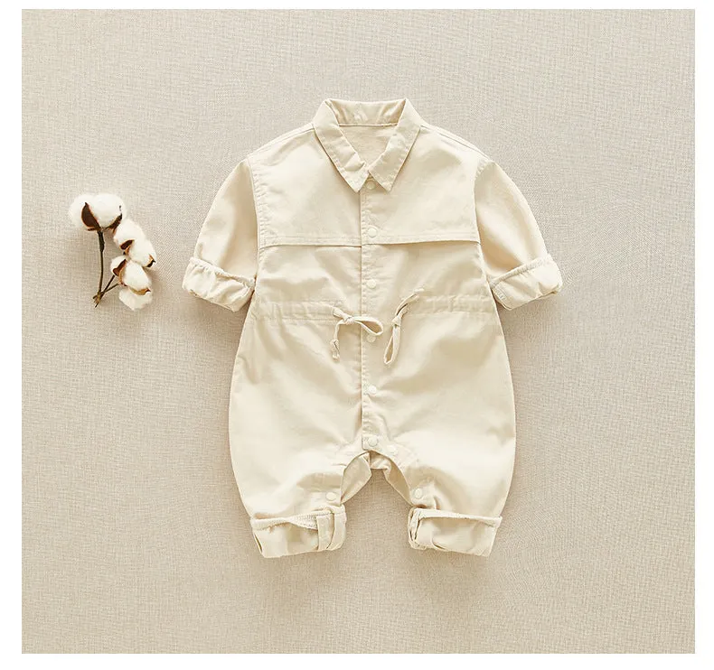 Baby Girls Boys Solid Color Rompers Wholesale 220505162
