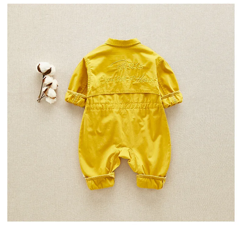 Baby Girls Boys Solid Color Rompers Wholesale 220505162