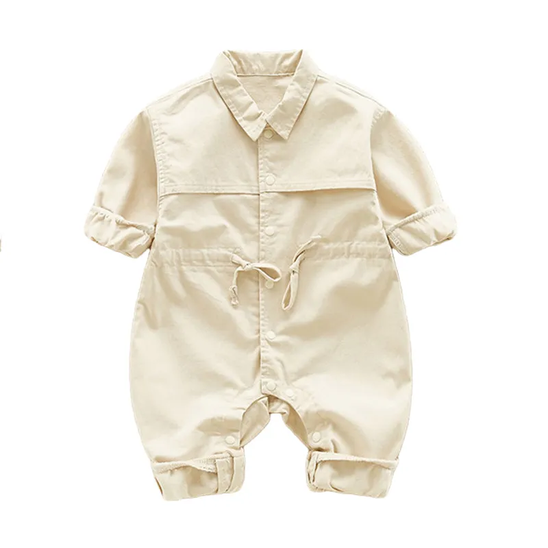Baby Girls Boys Solid Color Rompers Wholesale 220505162