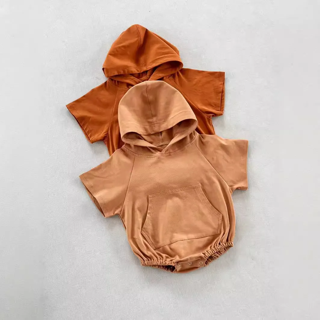 Baby Girls Boys Solid Color Rompers Wholesale 240522272