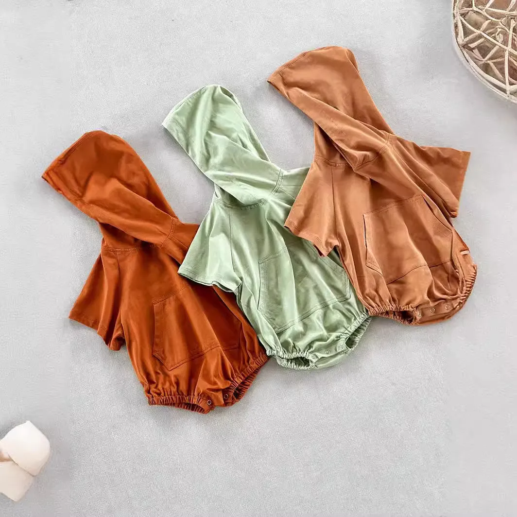 Baby Girls Boys Solid Color Rompers Wholesale 240522272