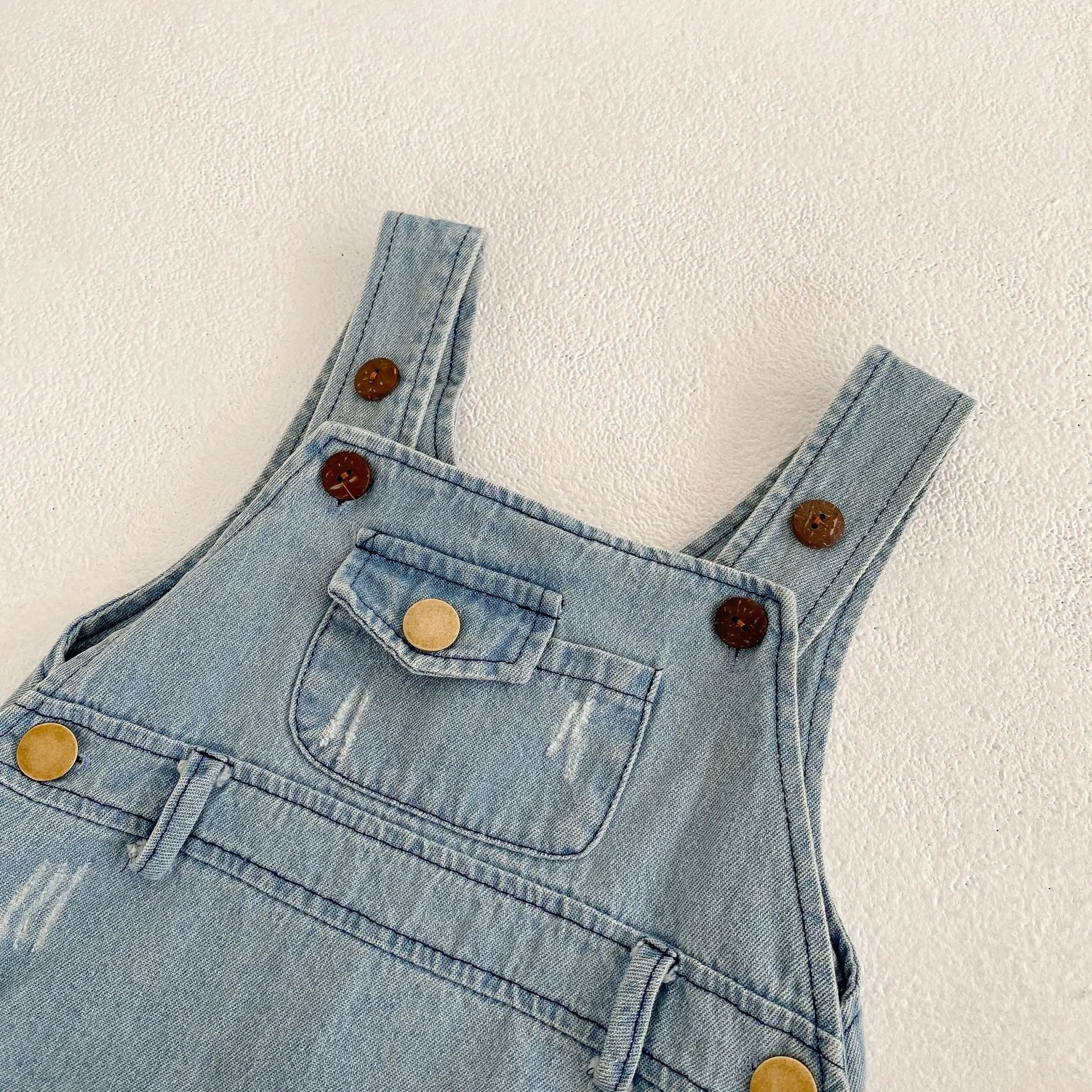 Baby Girls Striped T-Shirts And Ripped Rompers Wholesale 230228517
