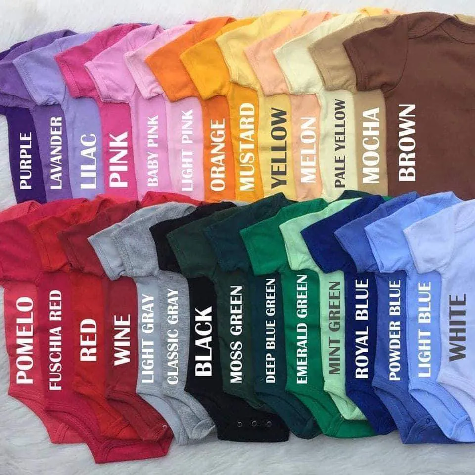 Baby Plain Onesies