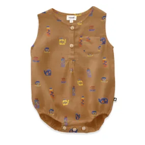 BABY POCKET ROMPER - Doe