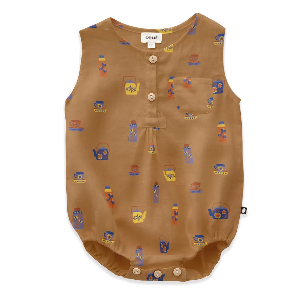 BABY POCKET ROMPER - Doe