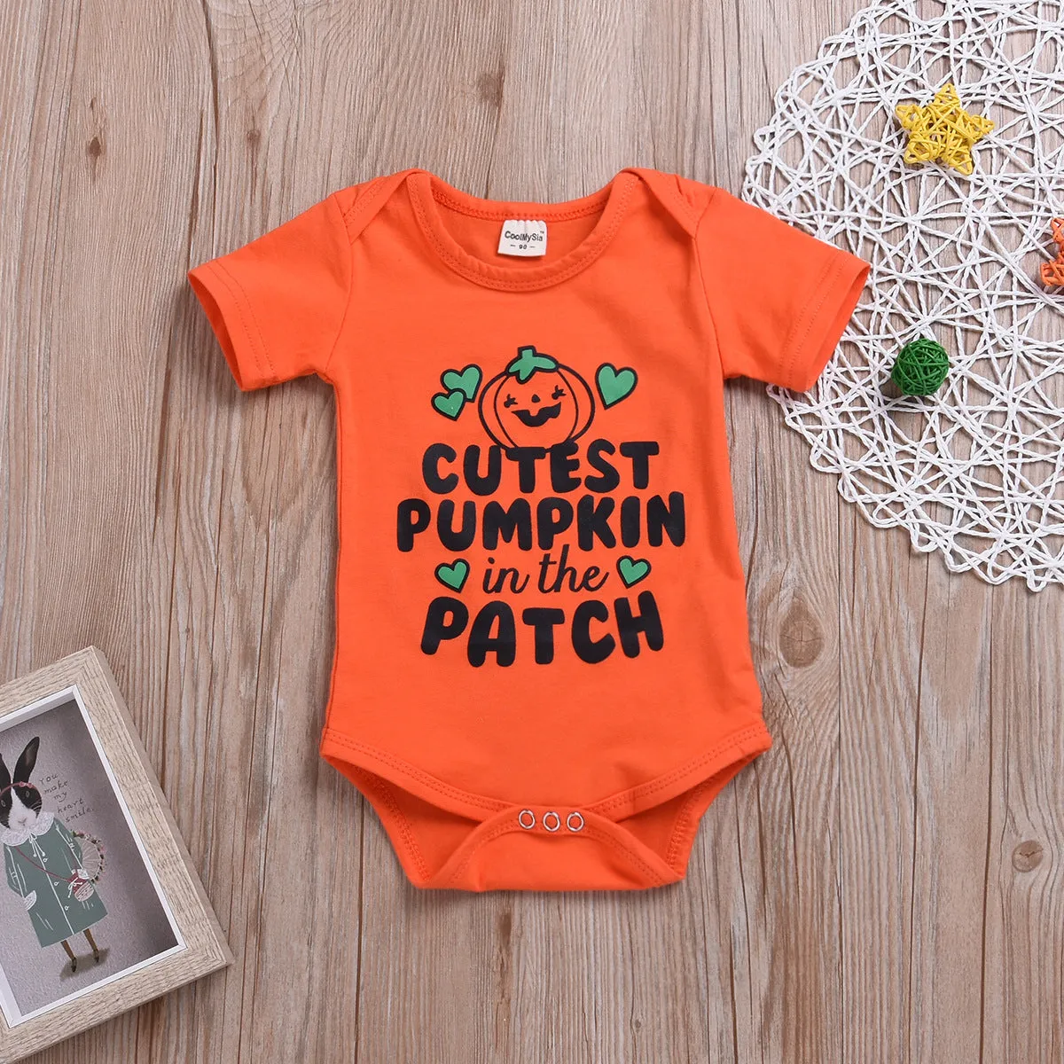 Baby Short Sleeve Halloween Romper