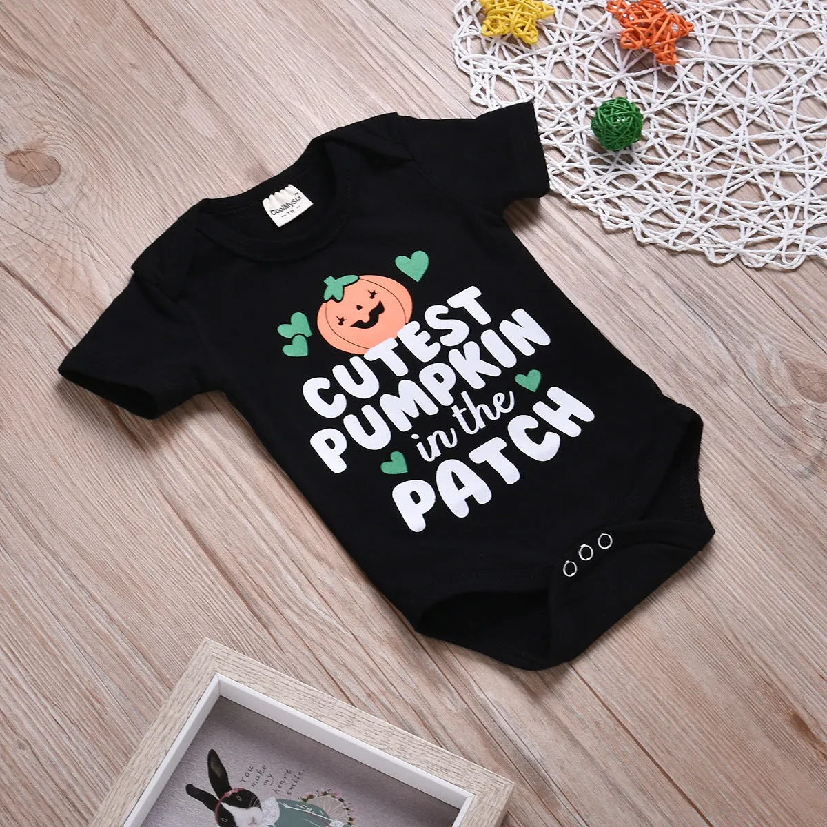 Baby Short Sleeve Halloween Romper