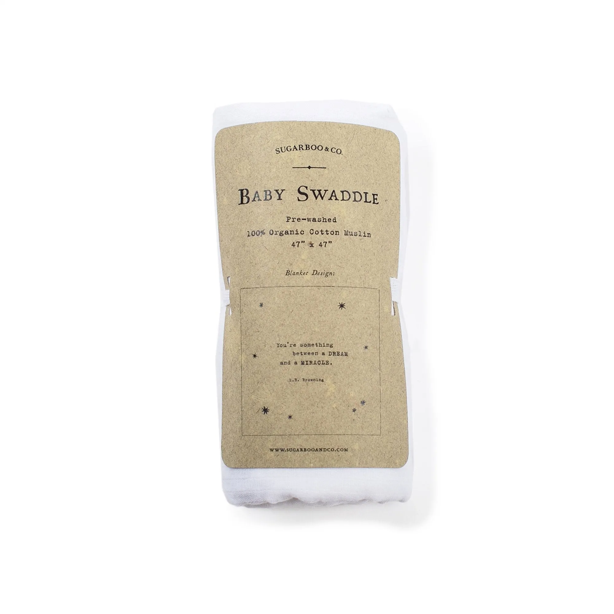 Baby Swaddle Blanket - E.B. Browning