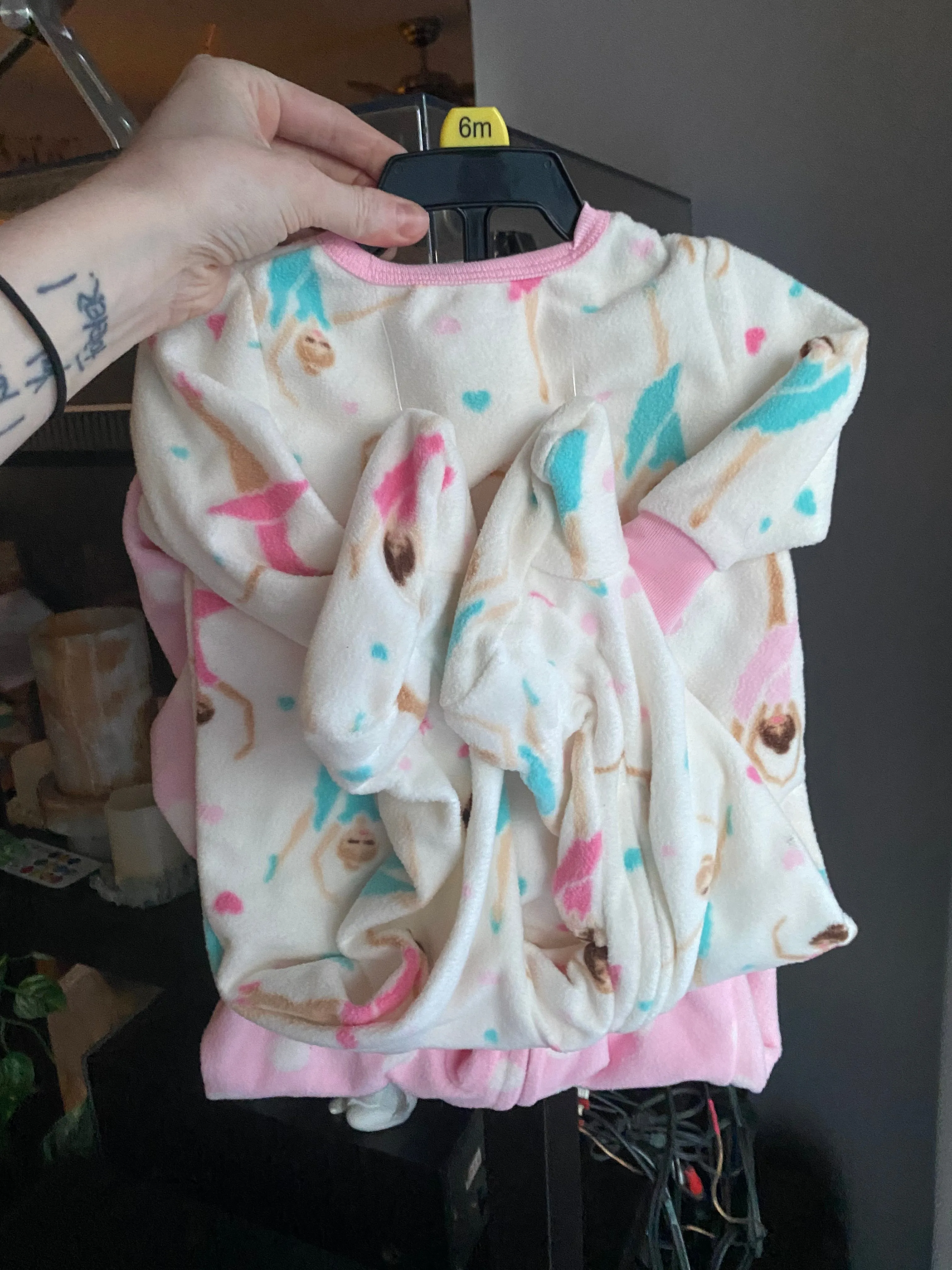 Ballerina Sleepers - 6 Months, Kids 6 Month (3-6M)