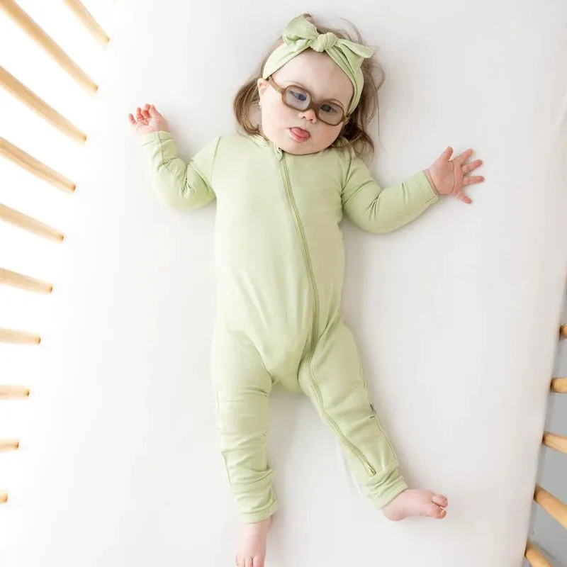Bamboo Zipper Romper
