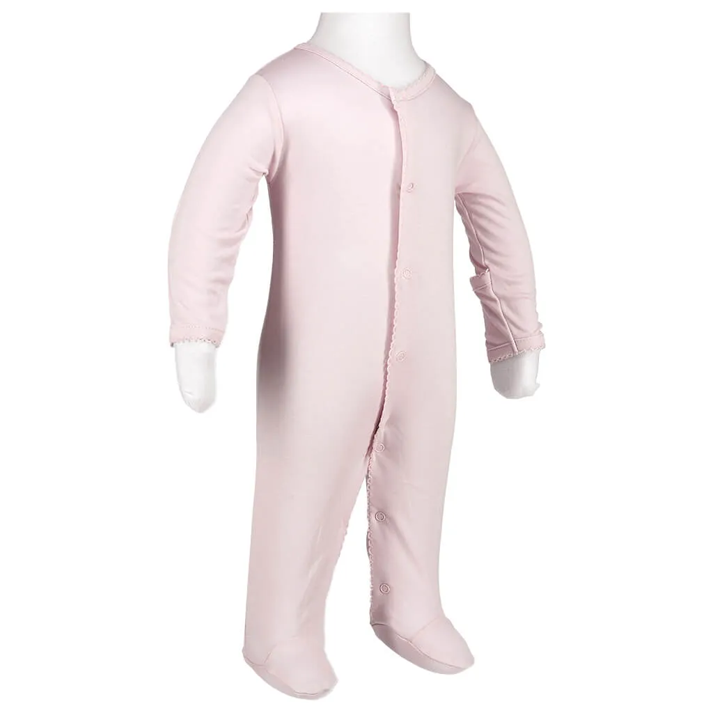 Basic Footie Solid Pink
