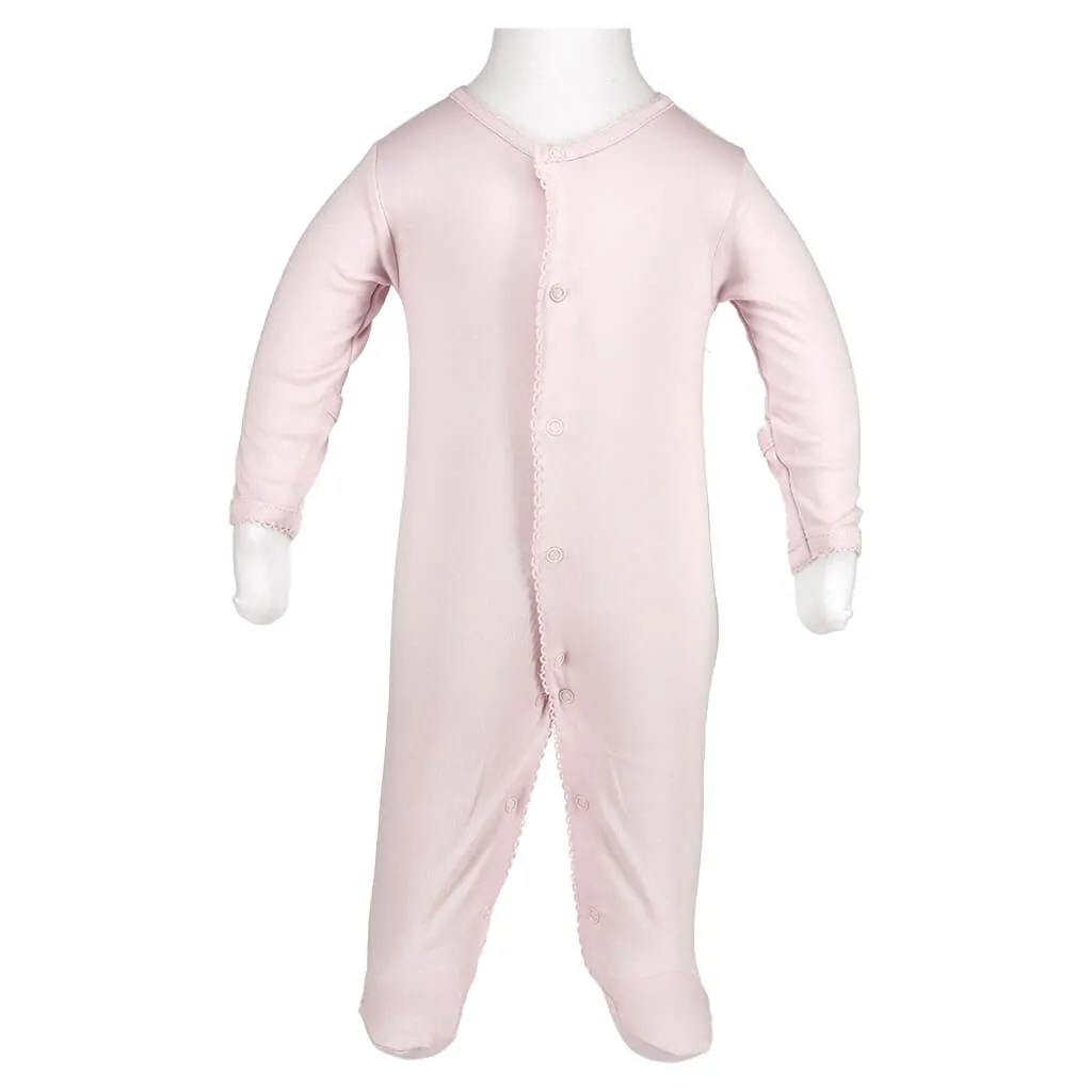 Basic Footie Solid Pink
