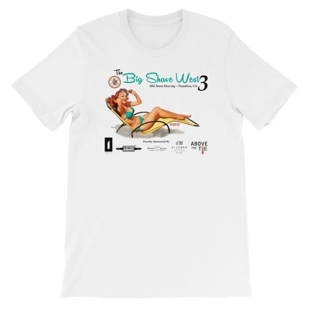 Big Shave West 3 - Unisex short sleeve t-shirt
