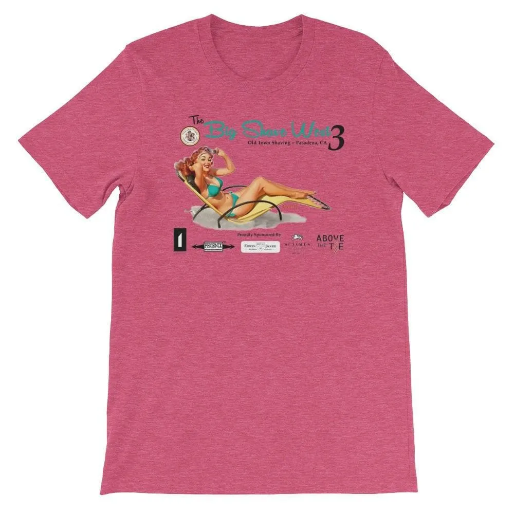 Big Shave West 3 - Unisex short sleeve t-shirt