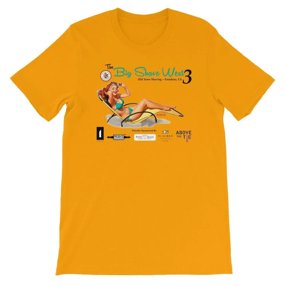 Big Shave West 3 - Unisex short sleeve t-shirt