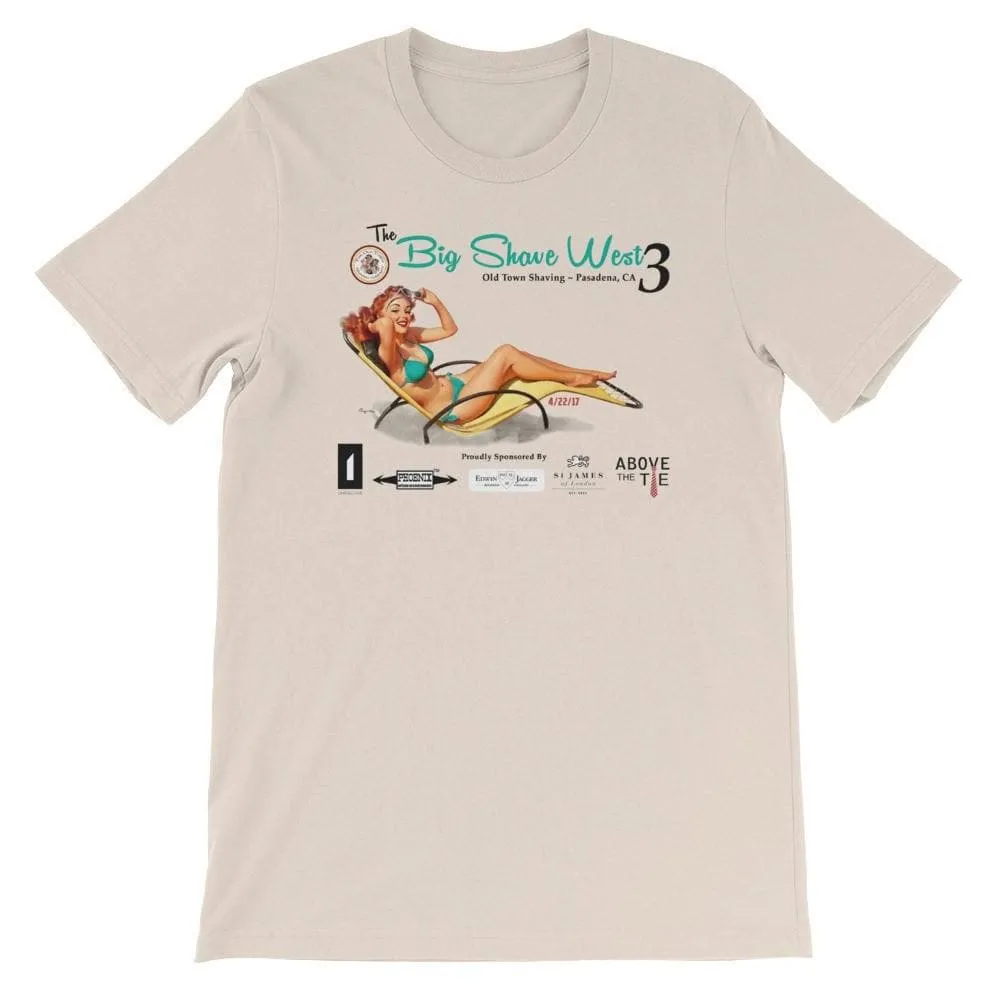 Big Shave West 3 - Unisex short sleeve t-shirt
