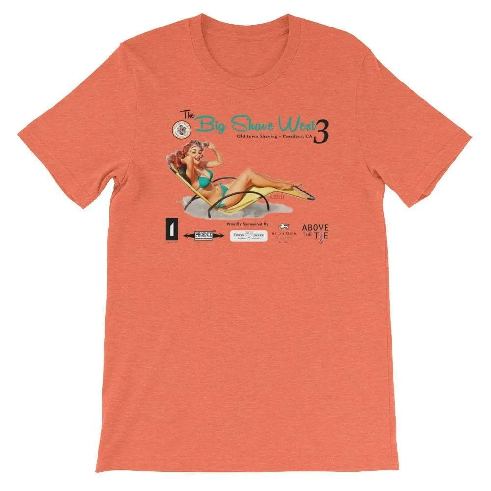 Big Shave West 3 - Unisex short sleeve t-shirt