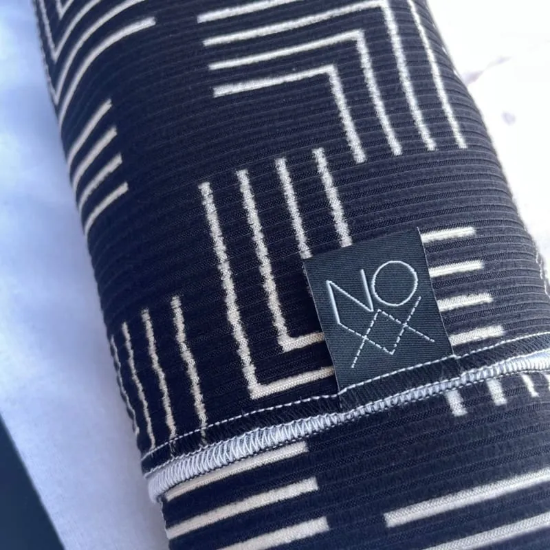 Black Geo Print | Swaddle & Lovie Bundle