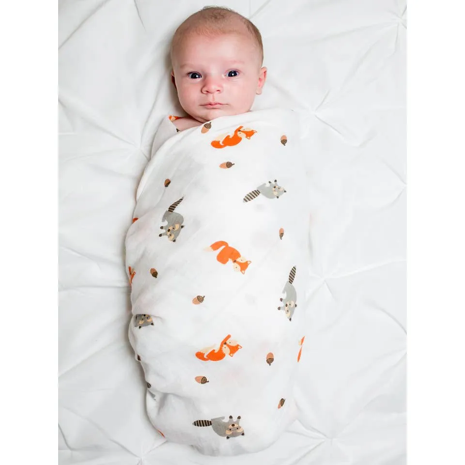 Classic Muslin Swaddle - Forest Friends