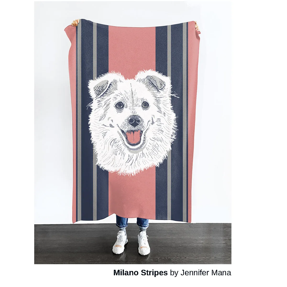 Custom Stripes Knitted Blankets