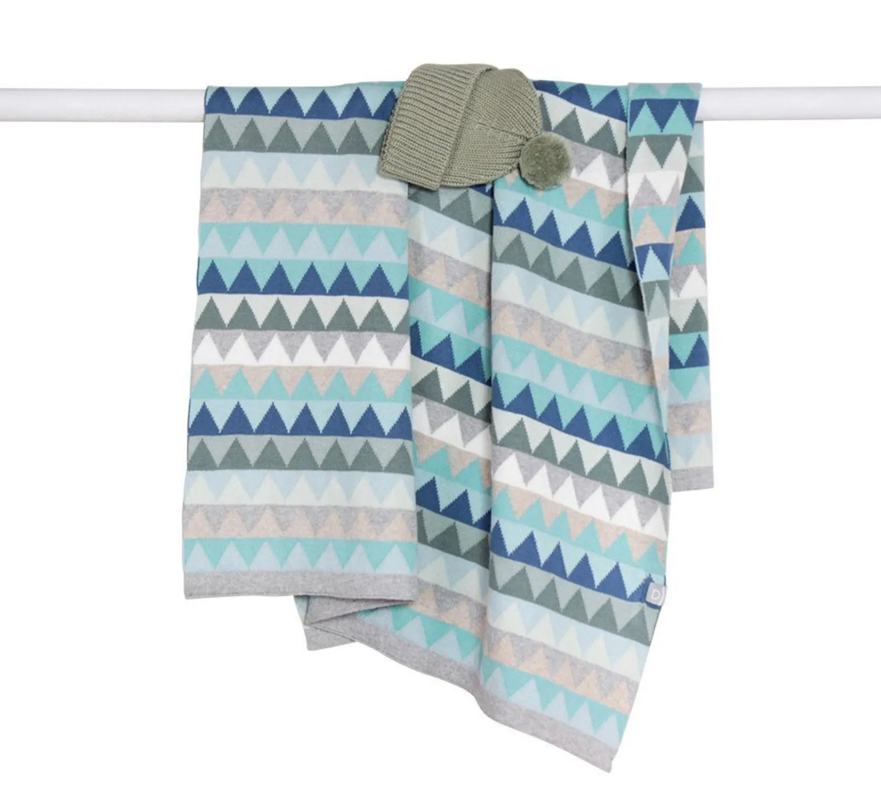 DLux Archie Triangles Baby Blanket