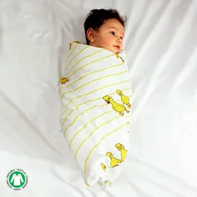 Duck Design Muslin Swaddle Wrap