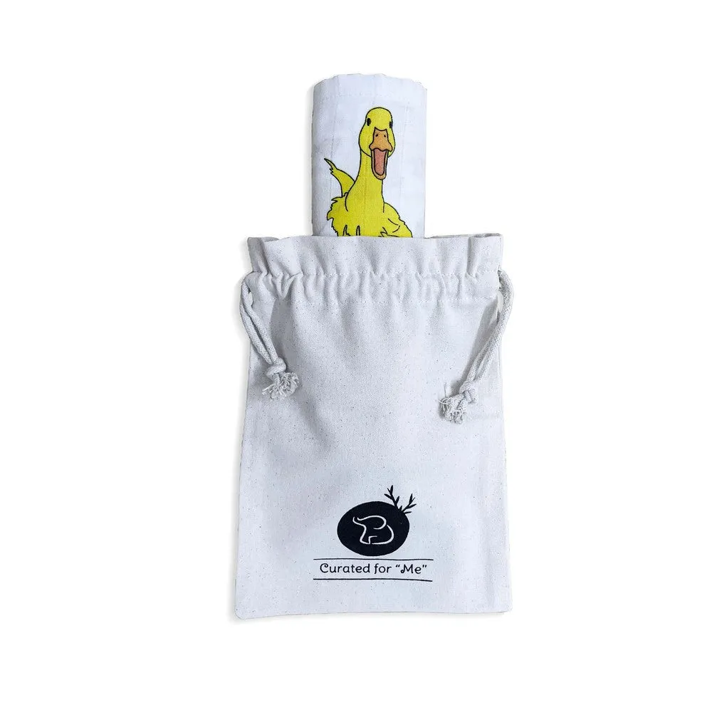 Duck Design Muslin Swaddle Wrap