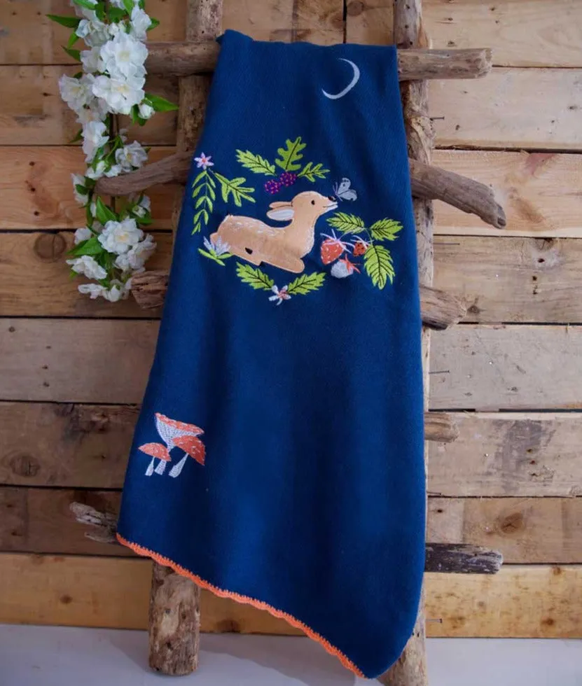 Enchanted Forest Pram Blanket