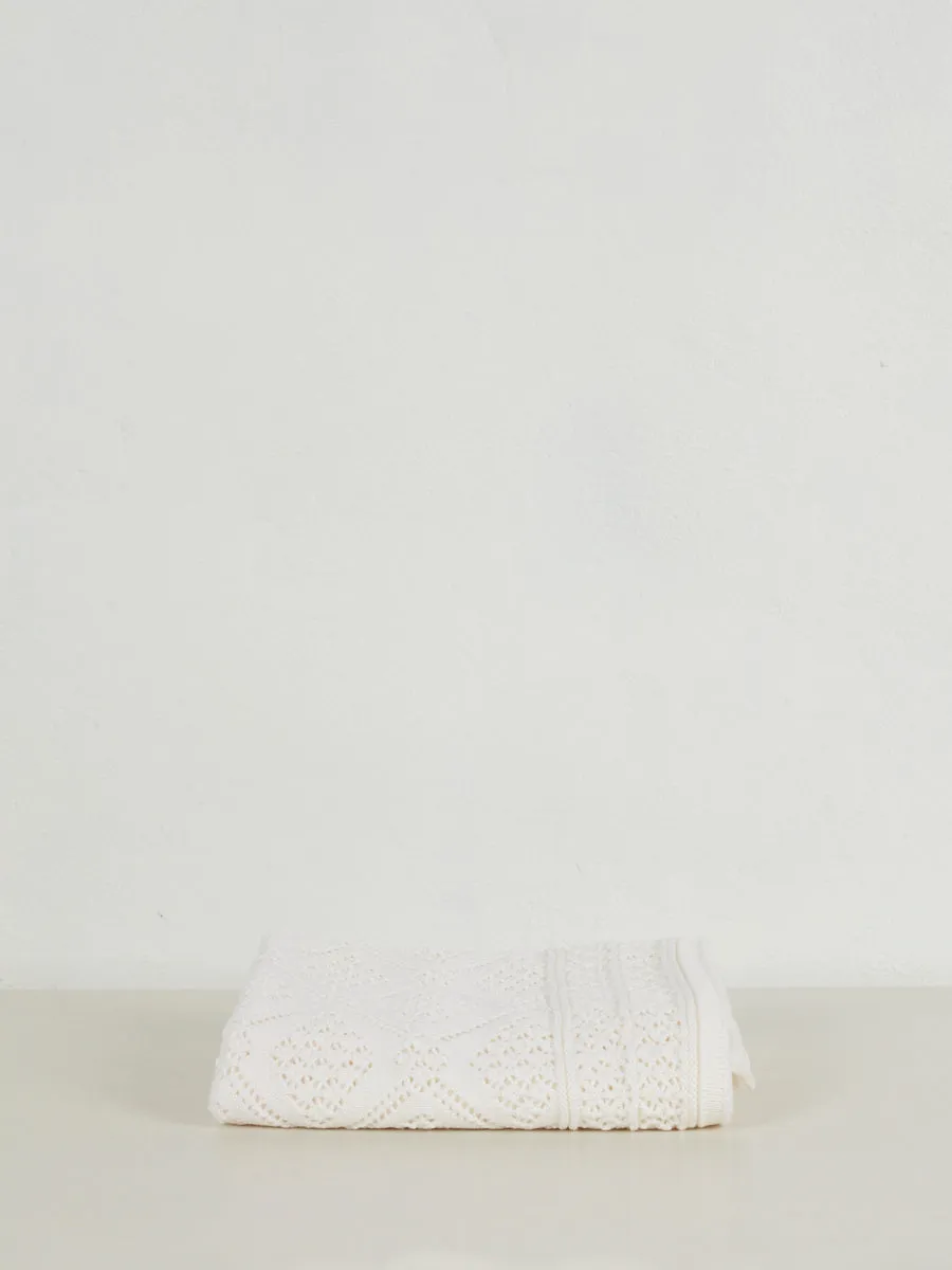 Geometric Baby Blanket | Bianco