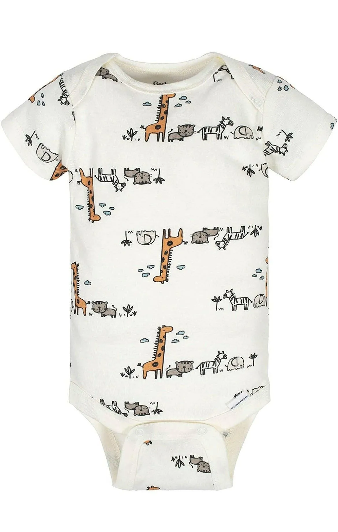 Gerber unisex-baby 8-pack Short Sleeve Onesies Bodysuits