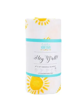 Hey Ya'll Swaddle Blanket