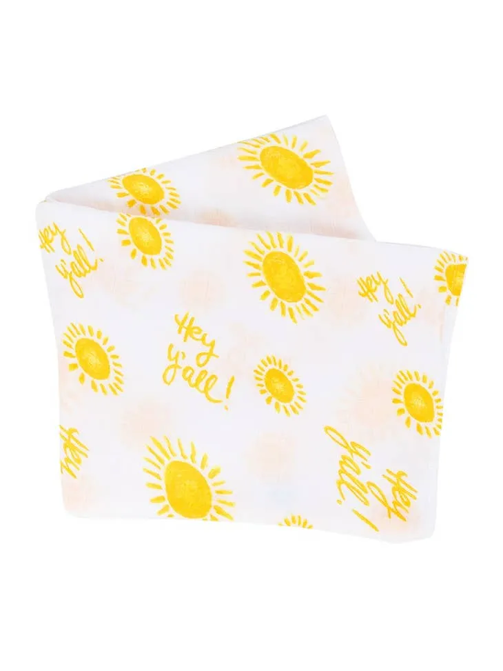 Hey Ya'll Swaddle Blanket