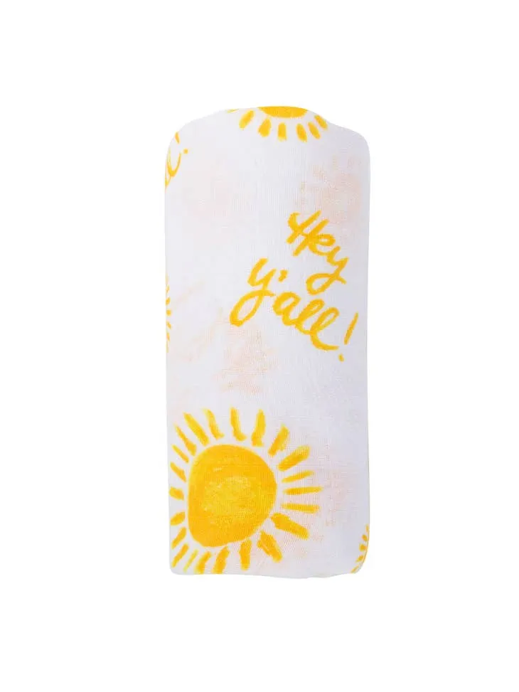 Hey Ya'll Swaddle Blanket