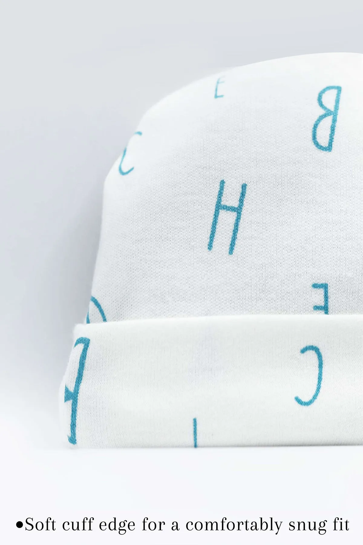 Hudson Teal Abc Baby Cap