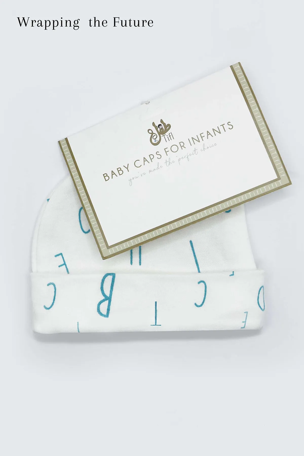 Hudson Teal Abc Baby Cap