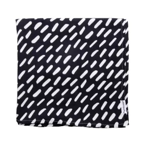Kaffle Swaddle Blanket - White Dash