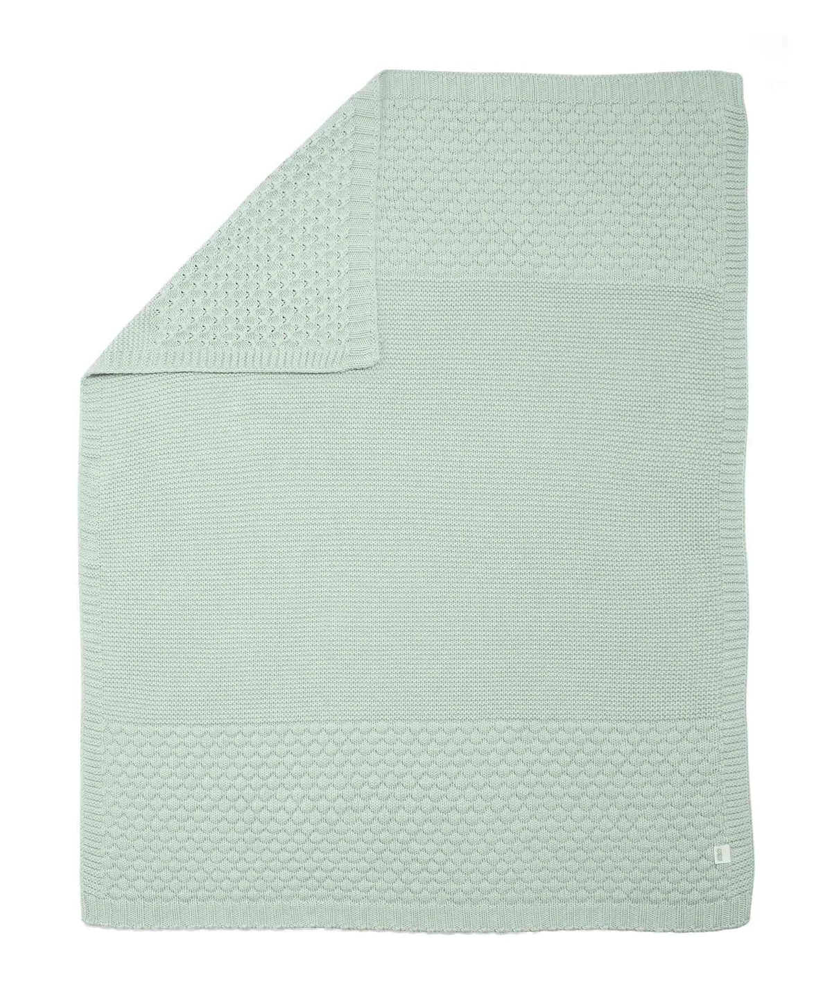 Knitted Blanket - Blue/Green - Welcome To The World Seedling