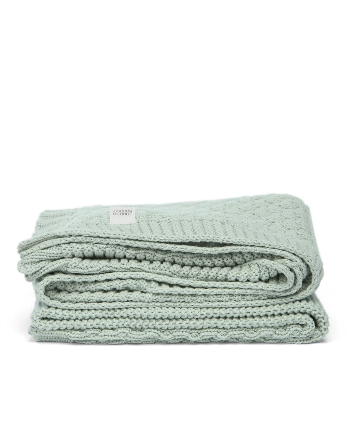 Knitted Blanket - Blue/Green - Welcome To The World Seedling