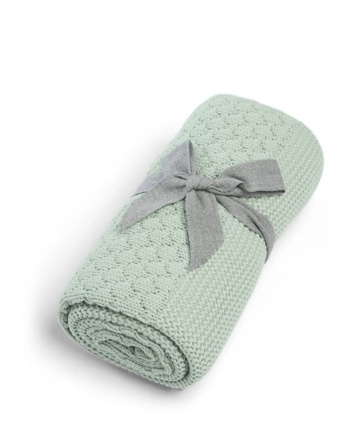 Knitted Blanket - Blue/Green - Welcome To The World Seedling
