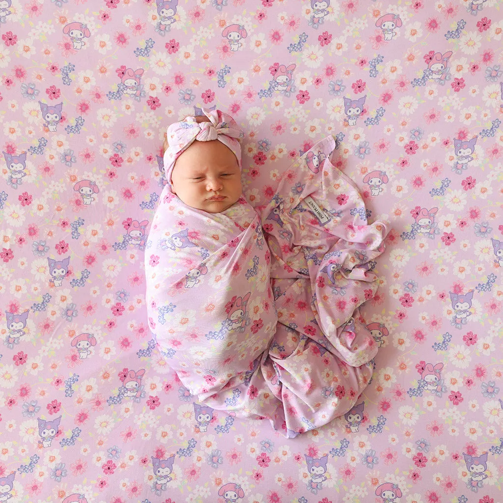 Kuromi® & My Melody® Garden Swaddle Headband Set